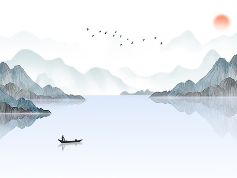  新中式硬包背景贴图 