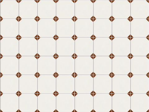  复古小花砖 石材拼花 