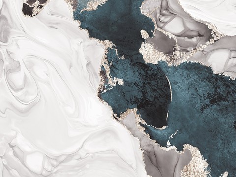  新中金箔装饰画 