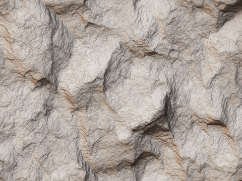  无缝浅色页岩石文化石蘑菇石墙贴图 