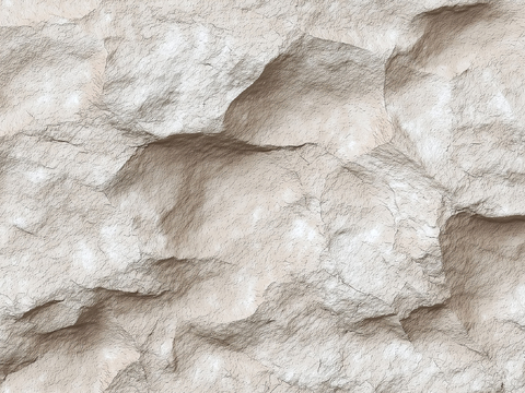  无缝浅色页岩石文化石蘑菇石墙贴图 