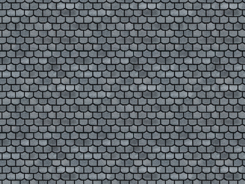  灰色屋顶瓦片 