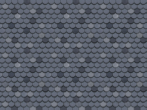  灰色屋顶瓦片 