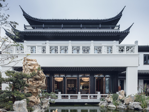  庭院外景 别墅外景 花园外景 景观外景 