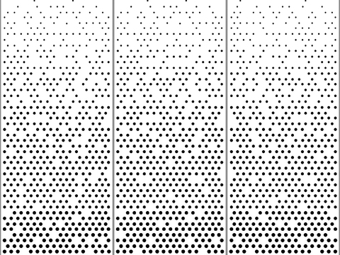  现代渐变穿孔板 