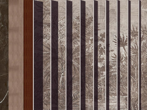  棕色竖条纹壁纸 