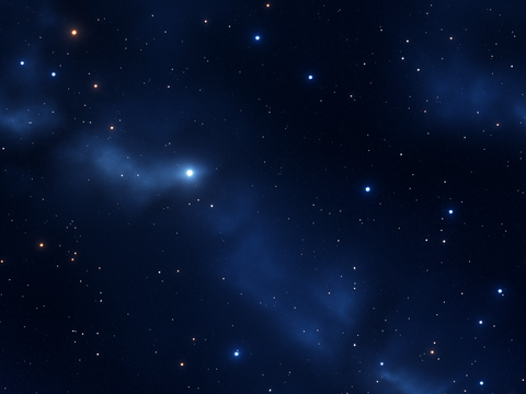  无缝夜晚天空星空贴图 