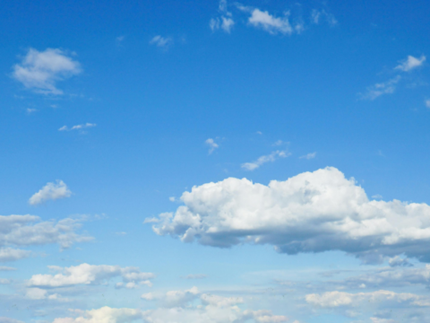  蓝天白云 