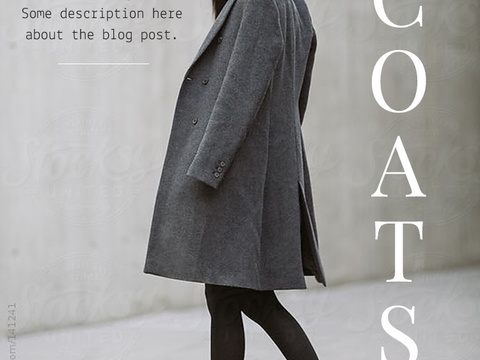  欧美时尚杂志画册服装海报 