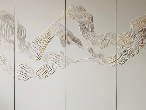  中式皮革浮雕背景贴图 