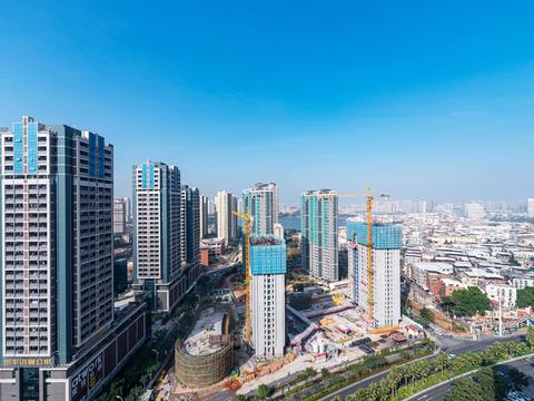  高清白天都市风景外景 