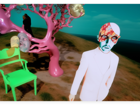  密室鬼屋墙纸壁画贴图 