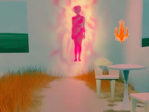  密室鬼屋墙纸壁画贴图 