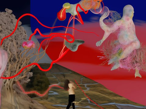  密室鬼屋墙纸壁画贴图 