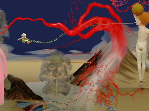  密室鬼屋墙纸壁画贴图 