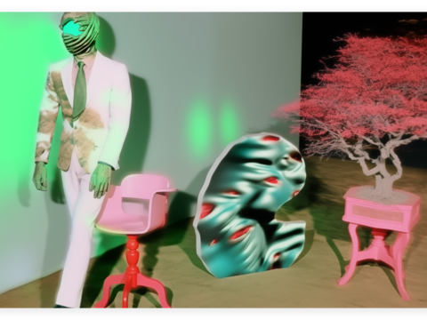  密室鬼屋墙纸壁画贴图 