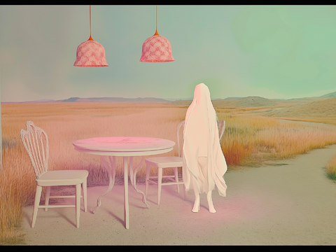  密室鬼屋墙纸壁画贴图 