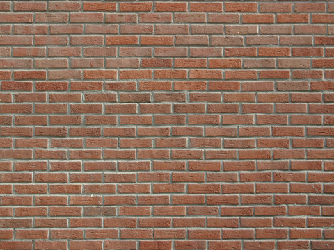  高清无缝红砖墙面贴图 