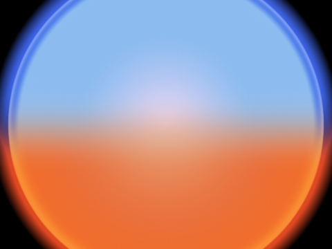  网红夕阳破晓灯贴图 