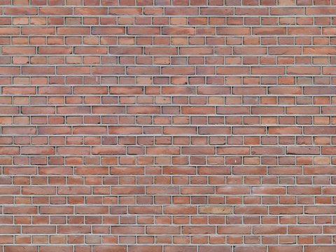  高清无缝红砖贴图 