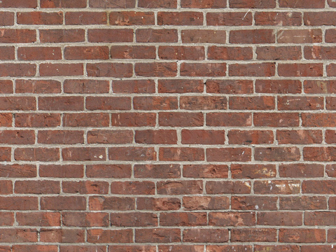  高清无缝红砖墙面贴图 