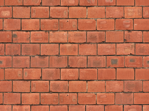  高清无缝红砖墙面贴图 