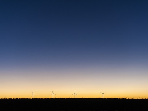  高清夜晚夕阳水平线天空贴图 