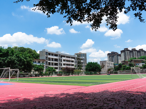  学校 操场 教学楼 