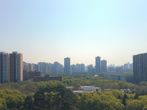  高清城市白天外景 