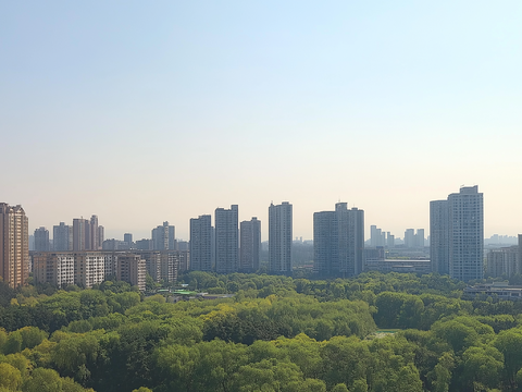  高清城市白天外景 