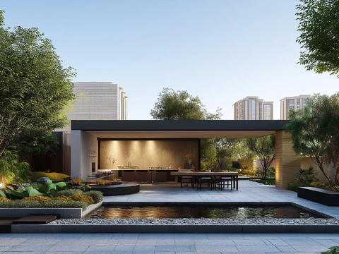  高清景观园林院子贴图 