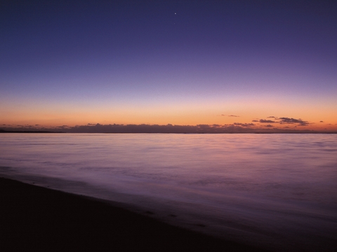 漂亮海水晚霞贴图