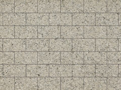  黄色花岗岩矩形砖 