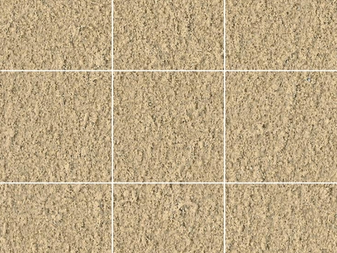  黄色真石漆墙面 