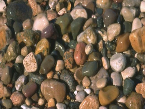  鹅卵石 墙面 路面 