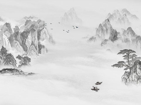  新中式装饰画 
