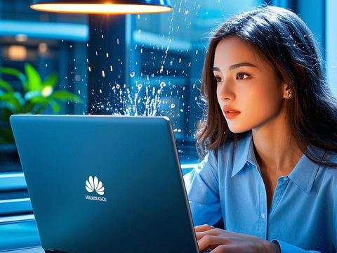  华为手机电脑海报 