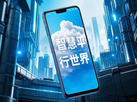  华为手机电脑海报 