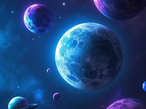  外太空星球月球 ( 