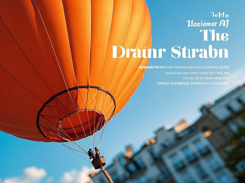  气球热气球天空海报 