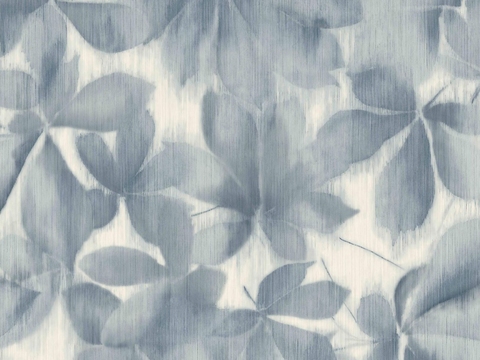  蓝色花图案地毯 