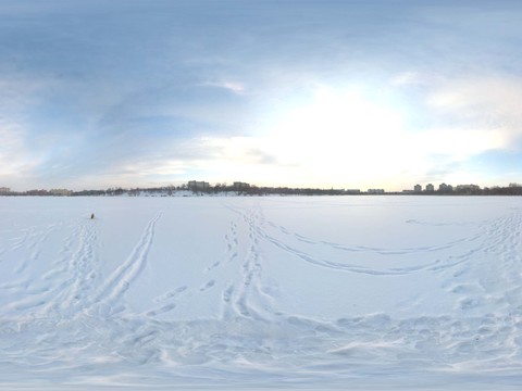  雪地 外景素材 