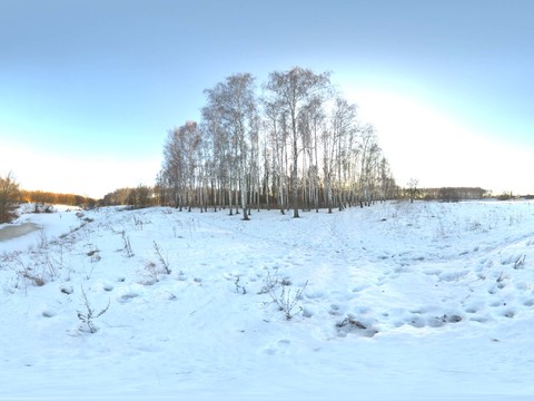  雪地 外景素材 