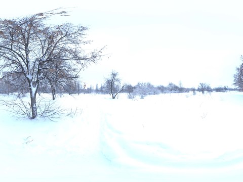  雪地 外景素材 