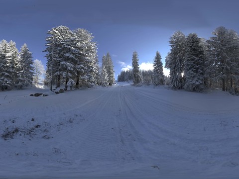  雪地 外景素材 