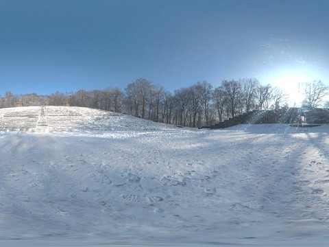  雪地 外景素材 