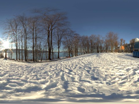 雪地 外景素材 