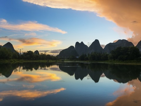  自然风景 山水湖泊 