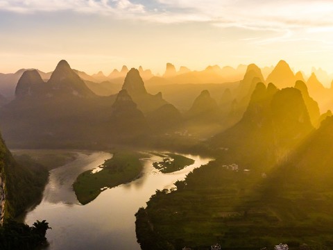 自然风景 山水湖泊 