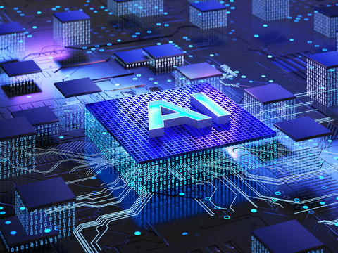  AI智能科技背景 蓝色科技 ai场景 屏幕背景 